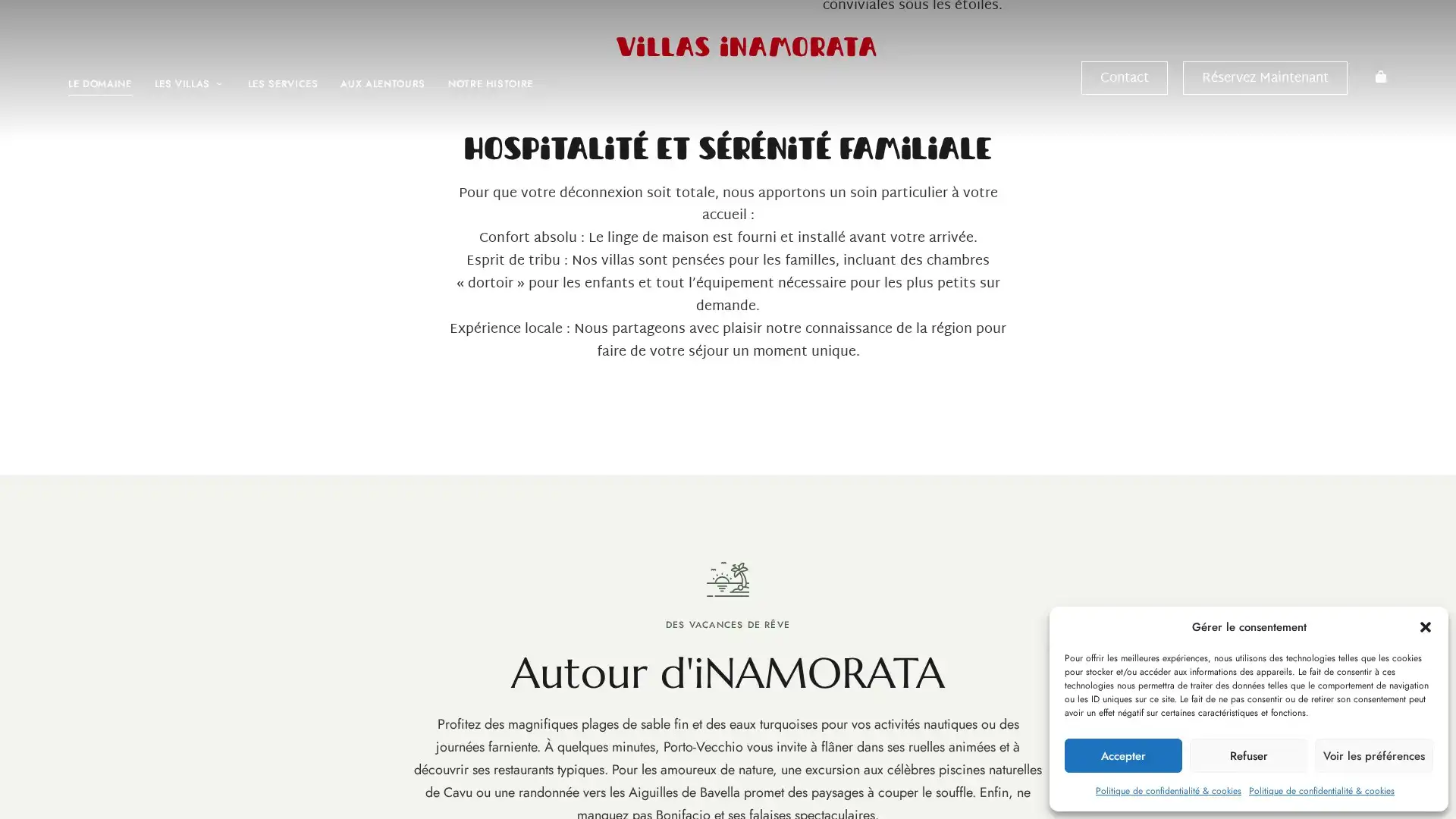 Capture d'écran de https://www.villasinamorata.com/